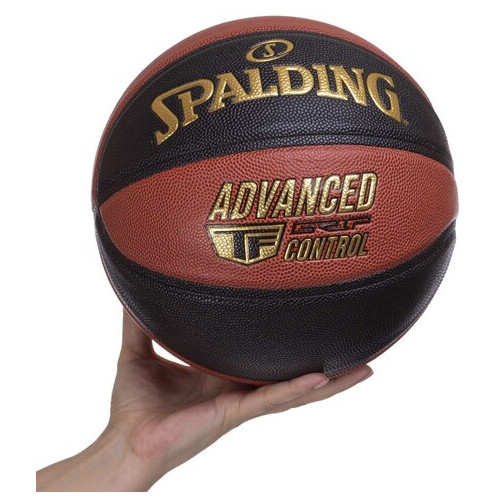 М'яч баскетбольний Spalding Advanced TF Control 76872Y №7 Оранжево-чорний (57484031) фото №6