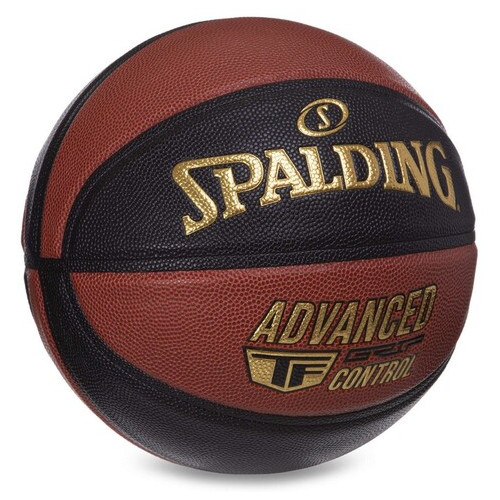 М'яч баскетбольний Spalding Advanced TF Control 76872Y №7 Оранжево-чорний (57484031) фото №2