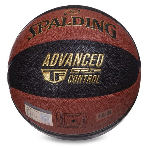 М'яч баскетбольний Spalding Advanced TF Control 76872Y №7 Оранжево-чорний (57484031) фото №3