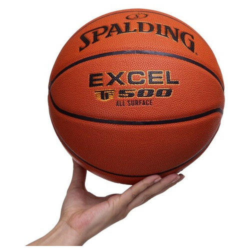 М'яч баскетбольний Spalding Excel TF-500A 76797Y №7 Помаранчевий (57484024) фото №6