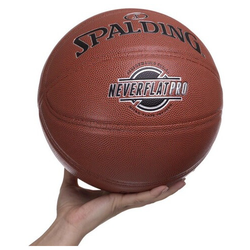 М'яч баскетбольний Spalding Neverflat Pro 76961Y №7 Помаранчевий (57484037) фото №6