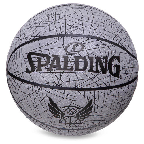 М'яч баскетбольний Spalding Trend Lines 76911Y №7 Чорний (57484042) фото №1