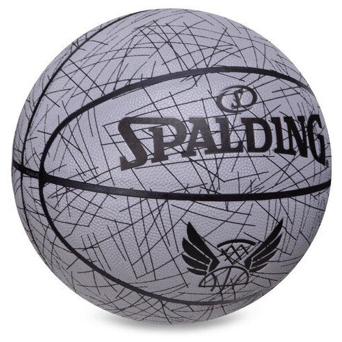 М'яч баскетбольний Spalding Trend Lines 76911Y №7 Чорний (57484042) фото №2