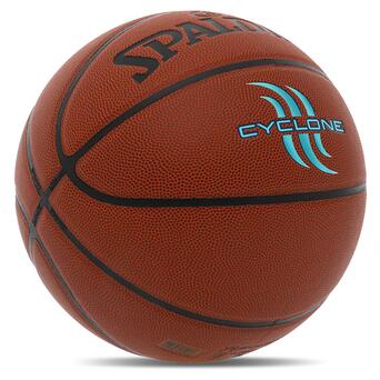 М'яч баскетбольний Spalding Cyclone 76884Y №7 Коричневий (57484056) фото №2