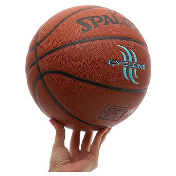М'яч баскетбольний Spalding Cyclone 76884Y №7 Коричневий (57484056) фото №5