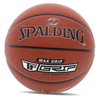 М'яч баскетбольний Spalding TF Max Grip 76873Y №7 Коричневий (57484059) фото №1