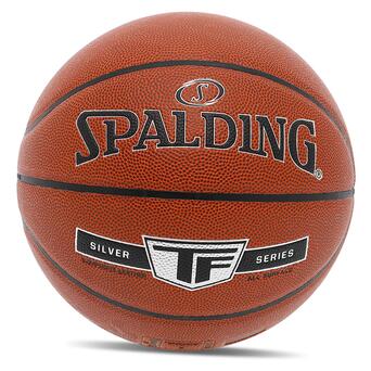М'яч баскетбольний Spalding TF Silver 76859Y №7 Коричневий (57484062) фото №1