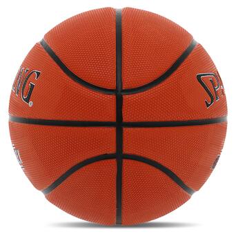 М'яч баскетбольний Spalding гумовий Neverflat HEX 84440Y №7 Помаранчевий (57484064) фото №3