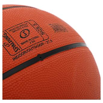 М'яч баскетбольний Spalding гумовий TF-150 Varsity 84421Y5 №5 Помаранчевий (57484065) фото №5