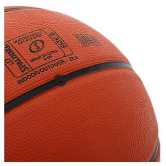 М'яч баскетбольний Spalding гумовий TF-150 Varsity 84421Y6 №6 Помаранчевий (57484066) фото №4