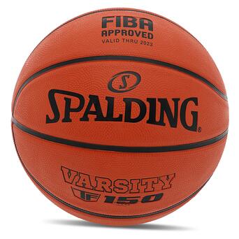 М'яч баскетбольний Spalding гумовий TF-150 Varsity 84421Y6 №6 Помаранчевий (57484066) фото №1