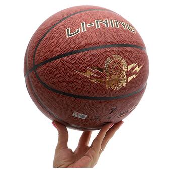 М'яч баскетбольний Li-Ning Joy LBQK2023-1 №7 Коричневий (57619001) фото №6