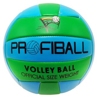 М'яч волейбольний Bambi EV-3159 20.7 см Синьо-зелений фото №1