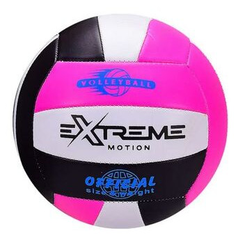 М'яч волейбольний Extreme motion №5, чорно-рожевий (YW1808) фото №1