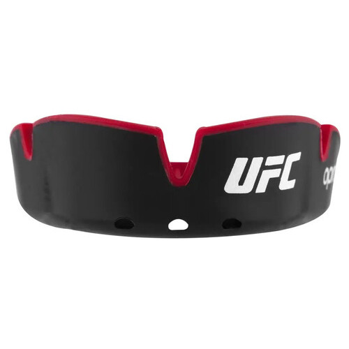 Капа OPRO Silver UFC дитяча (вік до 11) Black/Red (ufc.102515001) фото №3