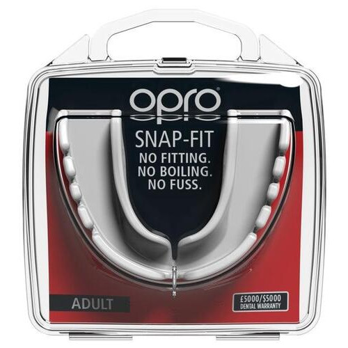 Капа OPRO Snap-Fit доросла (вік 11) Clear (art.002139015) фото №5