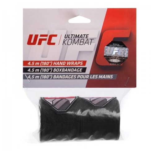 Бинти боксерські еластичні UFC Contender UHK-69760 4.5м Чорний фото №2