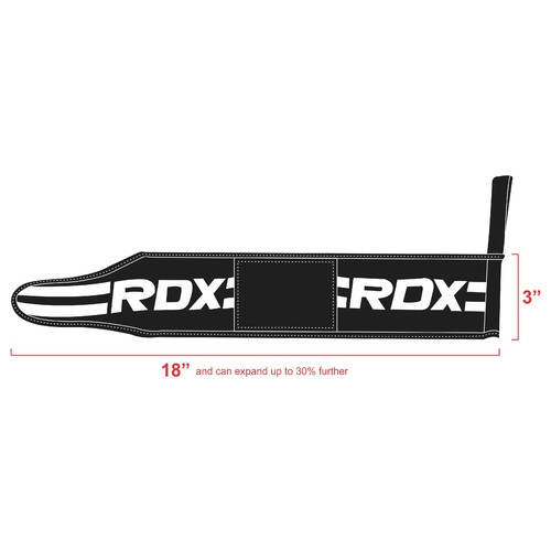 Кистові бинти для жиму RDX Black (20203) фото №5