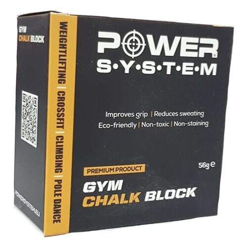 Магнезіальний блок Power System CHALK BLOCK 56 г (PS_4083-56г) фото №1