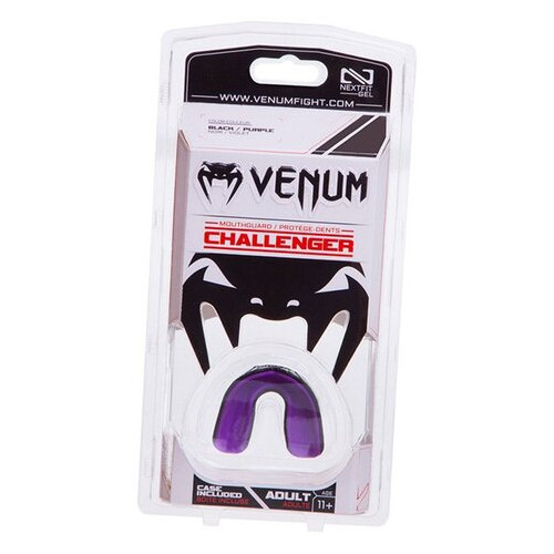 Капа одностороння боксерська Venum Challenger VN0618 Чорно-фіолетовий (37470011) фото №1