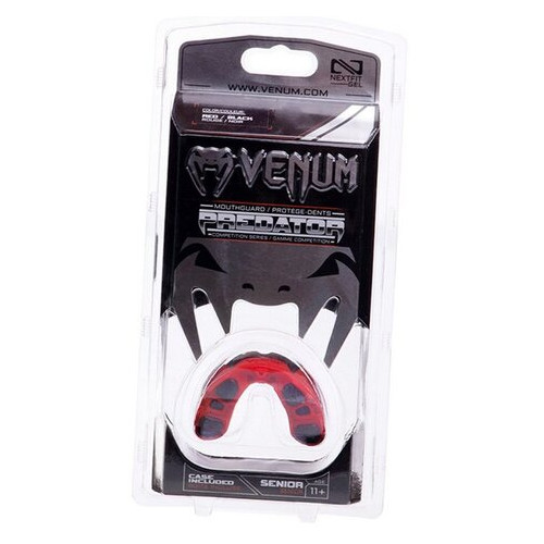 Капа одностороння боксерська Venum Predator HK-VN2046 Червоно-чорний (37470013) фото №1