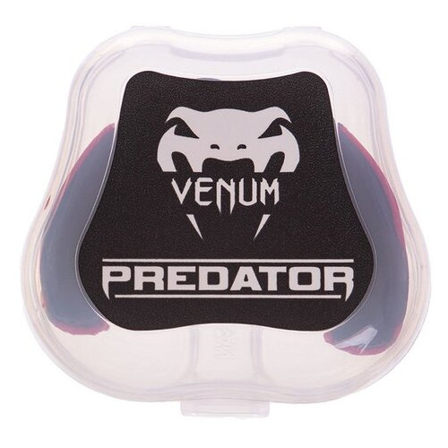 Капа одностороння боксерська Venum Predator HK-VN2046 Червоно-чорний (37470013) фото №8