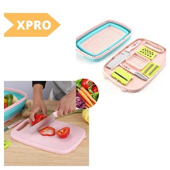 Овочерізка XPRO Multifunctional Slicer and Planing Wire Slicer 9в1 (30) рожева (GR-99_206) фото №2