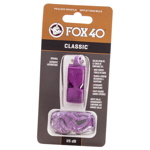 Свисток суддівський FDSO Classic FOX40 Фіолетовий (33508215) фото №1