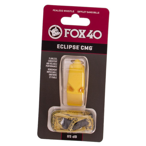 Свисток суддівський FDSO Eclipse CMG FOX40 Жовтий (33508212) фото №1