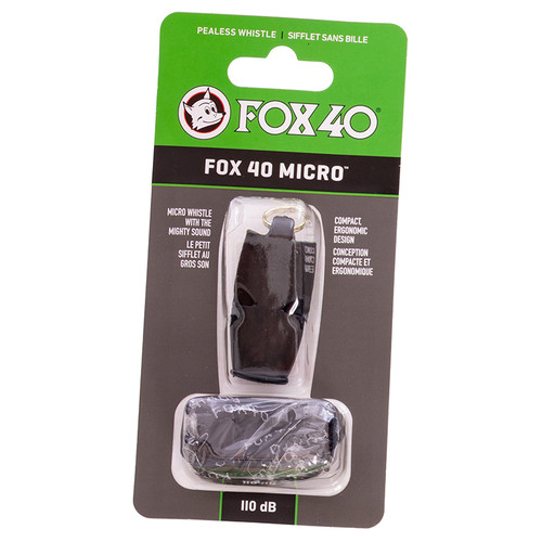 Свисток суддівський FDSO Micro FOX40 Чорний (33508214) фото №1