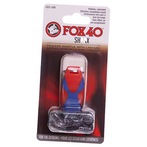 Свисток суддівський FDSO FOX40-SHARX Червоно-синій (33508237) фото №1