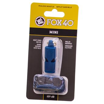 Свисток суддівський пластиковий FDSO Mini FOX40-MINI Синій (33508372) фото №1