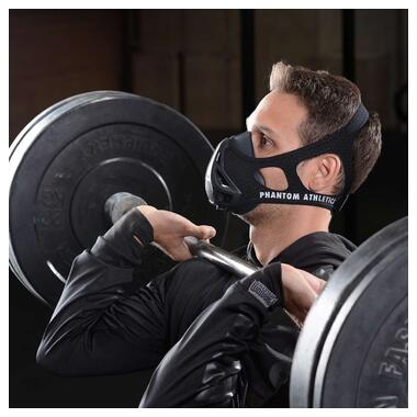 Маска для тренування дихання Phantom Training Mask Black L фото №5