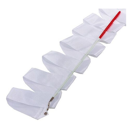 Стрічка для гімнастики з паличкою Lingo C-3249 3.3 м Білий (60506004) фото №1