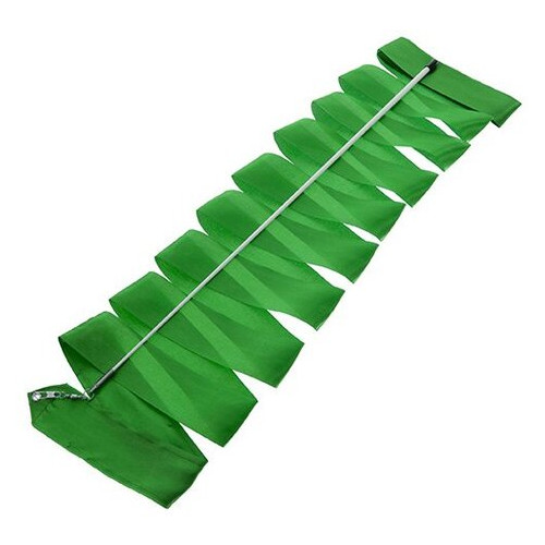 Стрічка для гімнастики з паличкою Lingo C-5516 6м Зелений (60506014) фото №1