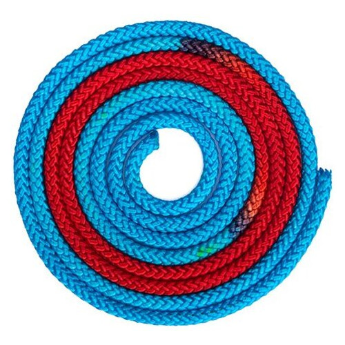 Скакалка для художньої гімнастики FDSO C-1657 Блакитно-червоний (60508020) фото №1
