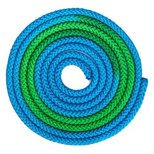 Скакалка для художньої гімнастики FDSO C-1657 Зелено-блакитний (60508020) фото №1