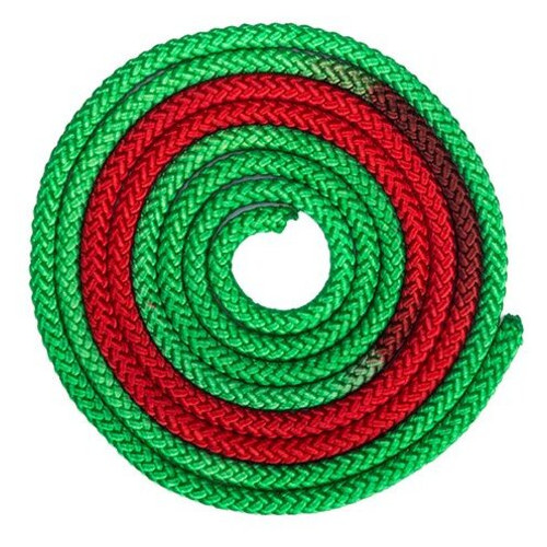 Скакалка для художньої гімнастики FDSO C-1657 Зелено-червоний (60508020) фото №1