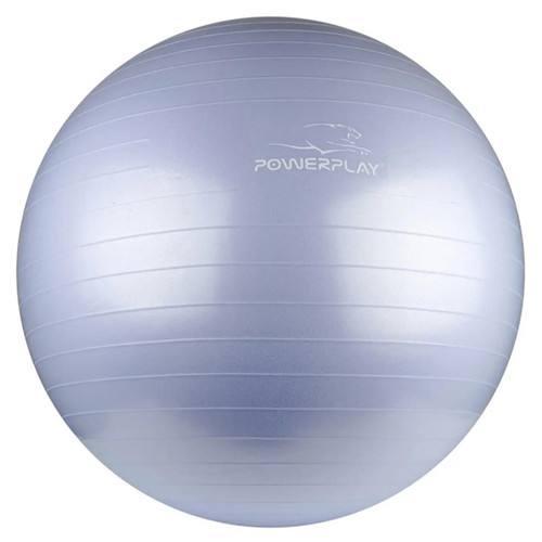 М'яч гімнастичний Power Play 4001 75см Небесно-блакитний (56228019) фото №2