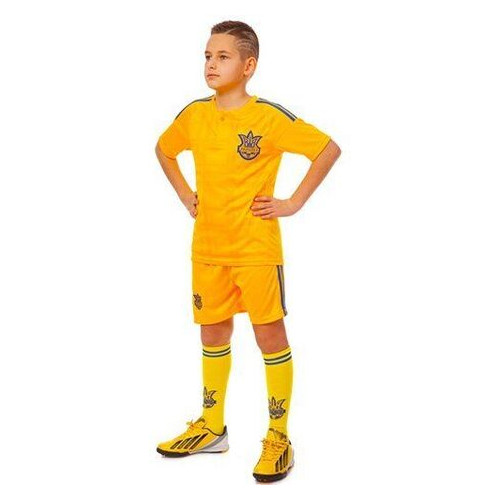 Форма футбольна дитяча Україна CO-3900-UKR-16 XL Жовтий (57429454) фото №5