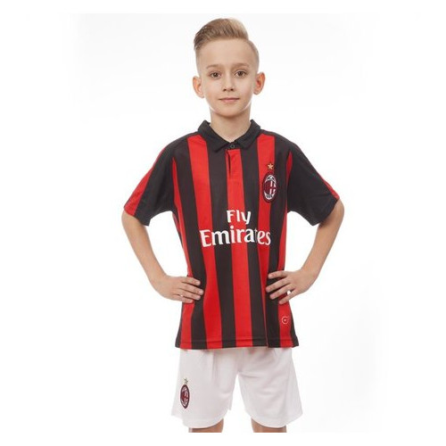 Форма футбольная детская FB-Sport AC Milan домашняя 2019 CO-8039 Размер L (рост 145-155 см) фото №1