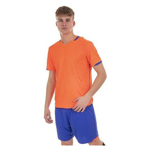 Футбольна форма Lingo LD-5025 XL Оранжево-синій (57506020) фото №2