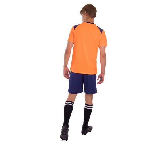 Футбольна форма Lingo LD-M8627 3XL Оранжево-темно-синій (57506021) фото №5