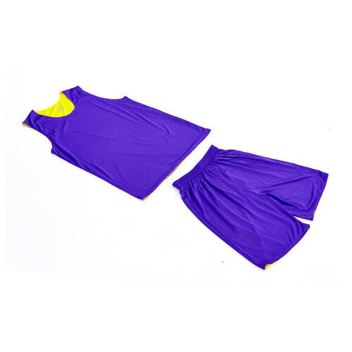Форма баскетбольна двостороння Lingo Stalker LD-8300 4XL Фіолетово-жовтий (57506042) фото №3