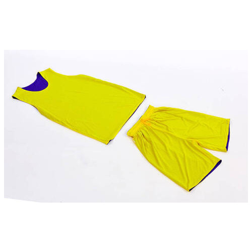 Форма баскетбольна двостороння Lingo Stalker LD-8300 4XL Фіолетово-жовтий (57506042) фото №6