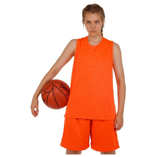 Форма баскетбольна двостороння Lingo Stalker LD-8300 5XL Оранжево-сірий (57506042) фото №8