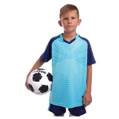 Футбольна форма дитяча Lingo LD-M8601B 3XS Блакитно-темно-синій (57506050) фото №1