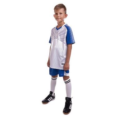 Футбольна форма дитяча Lingo LD-M8601B S Біло-синій (57506050) фото №5