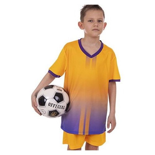 Форма футбольна дитяча FDSO D8826B 3XS Оранжево-фіолетовий (57508020) фото №1