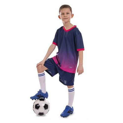 Форма футбольна дитяча FDSO D8826B XS Темно-синій-фіолетовий (57508020) фото №5